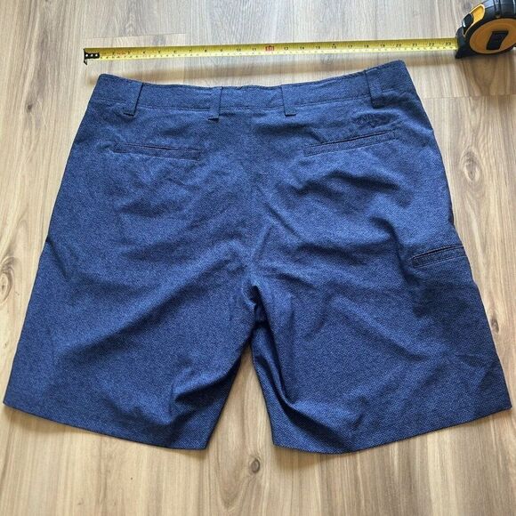 CALLAWAY Men’s Sz 40 Opti-Dri Active Waistband Pebbled Blue Golf Shorts Stretch - Picture 6 of 10